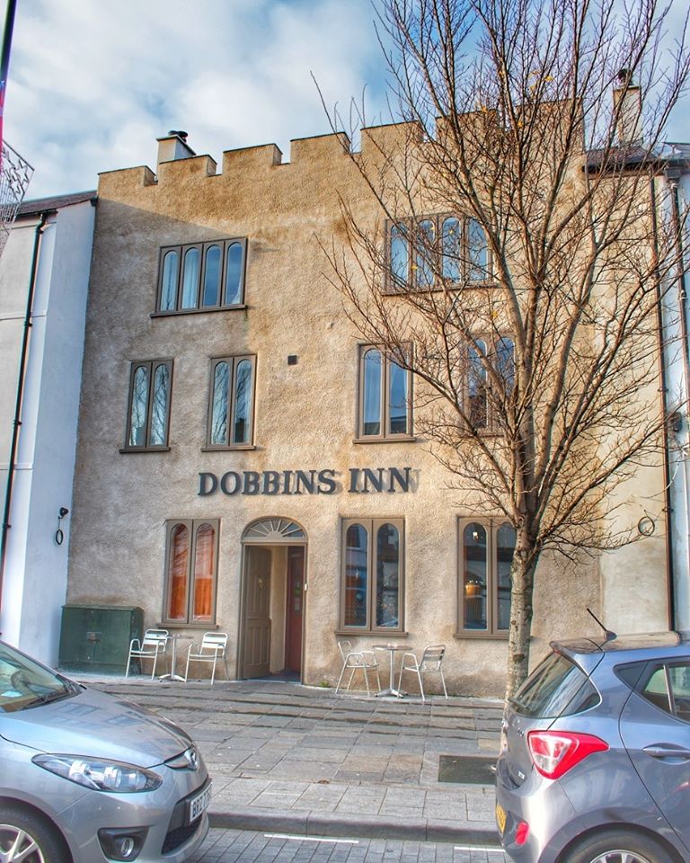 Front of Dobbins Inn hotel Carrickfergus